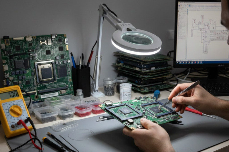 Guia Completo sobre Conserto de Placas Mãe de Notebooks